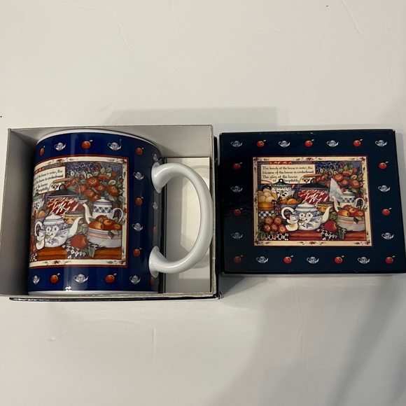 Lang & Wise Collector By Susan Winget 12oz Coffee Mug Vtg 1997 - Picture 1 of 8